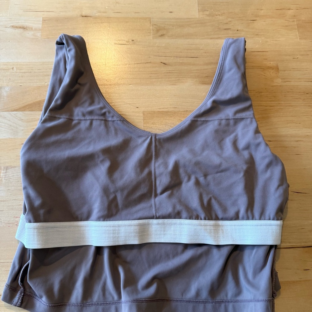 Light Lavender Crop Tank Top - Picture 5 of 9